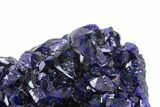 Sparkling Azurite Crystal Cluster - China #215845-4